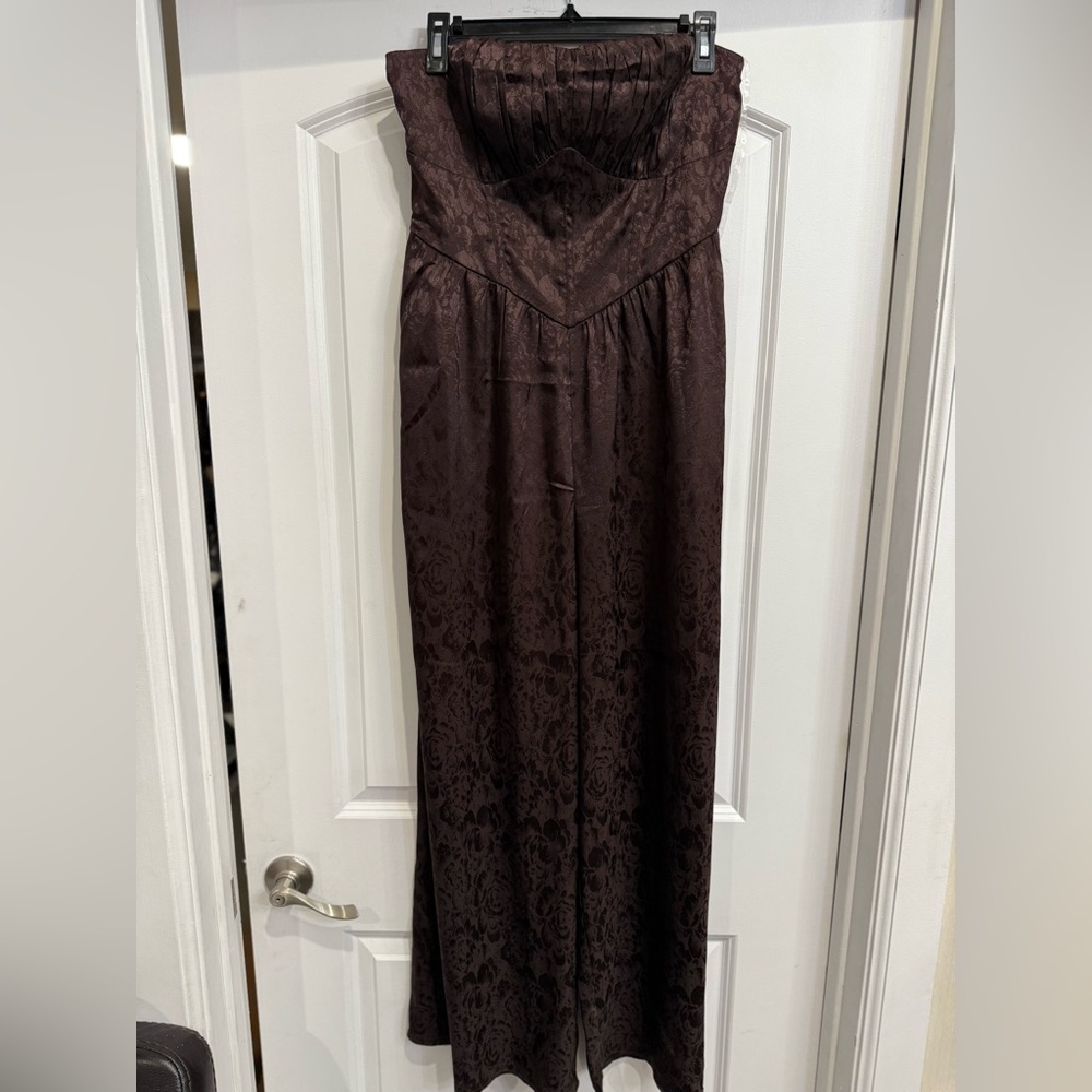 CHOCOLATE BROWN DRESS PANTS Size MEDIUM Women's …32 NEW